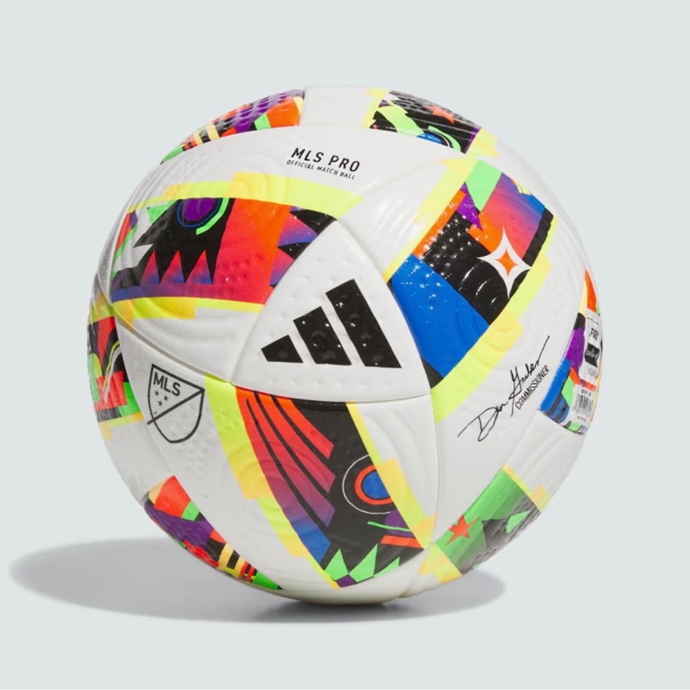 New Adidas MLS 24 Pro Official Match Ball White Size 5 IP1625